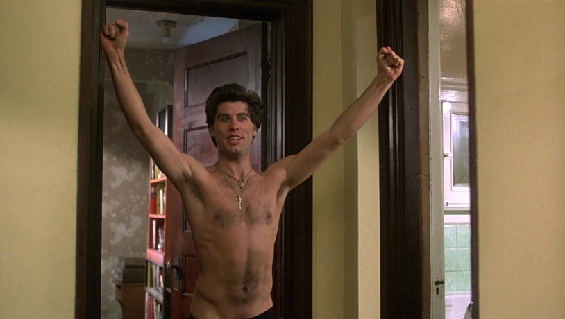 John Travolta is naked