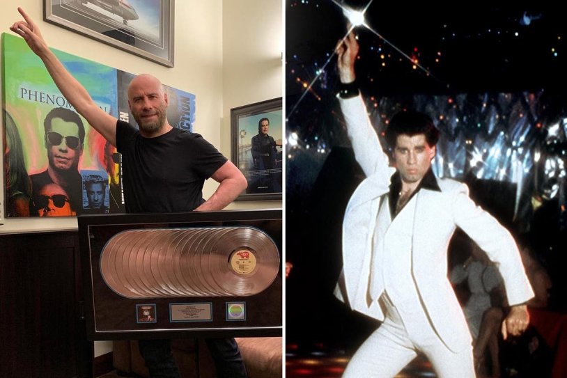 Travolta in youth dancing