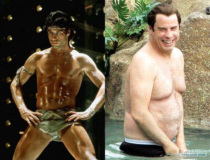 John Travolta torso