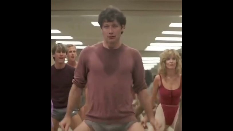 Eric Roberts and John Travolta dance in the film perfectly