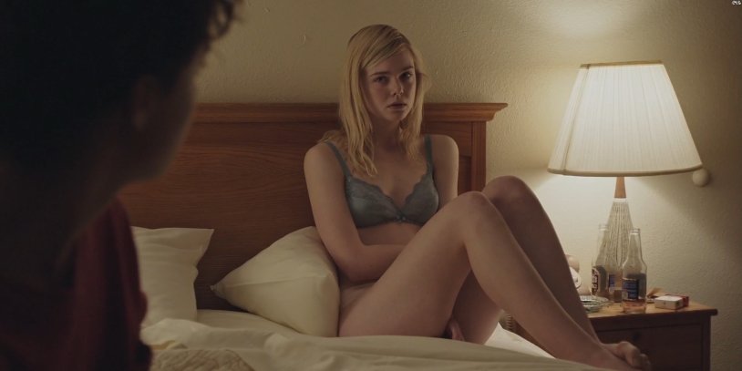 El Fanning legs in heels