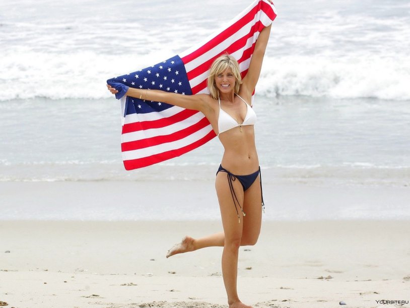 Marla Maples in Bikini