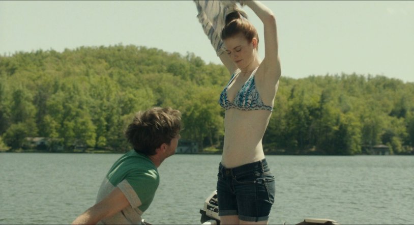 Rose Leslie in a swimsuit