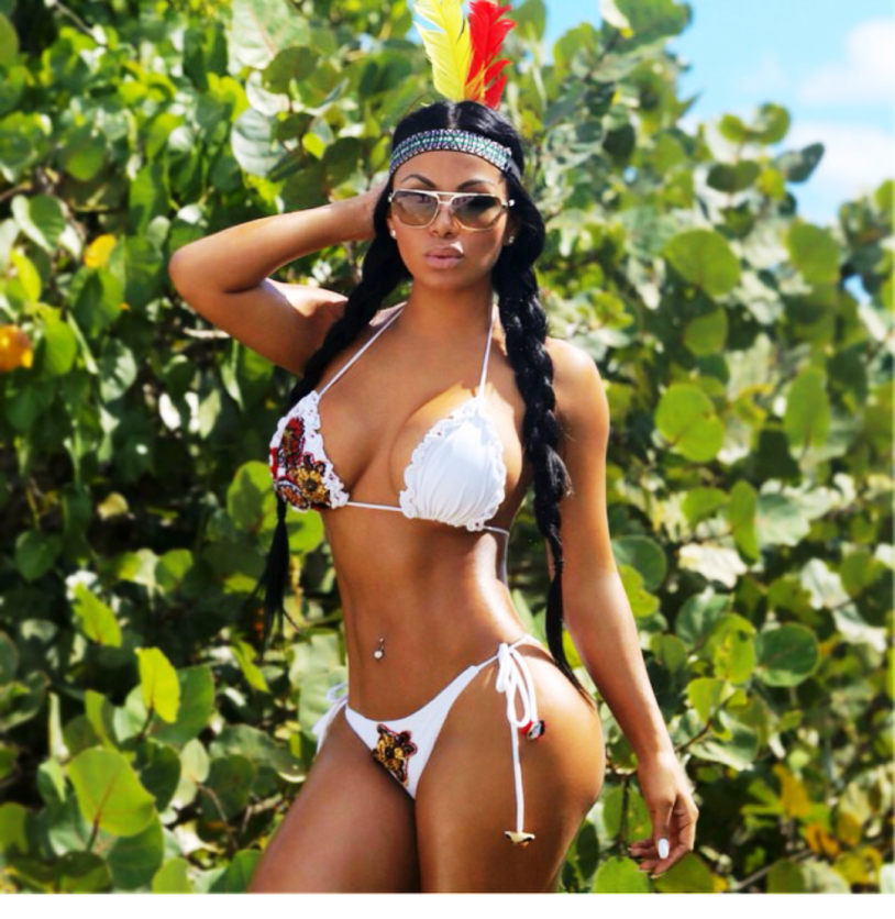 Jamaican girls in swimsuits