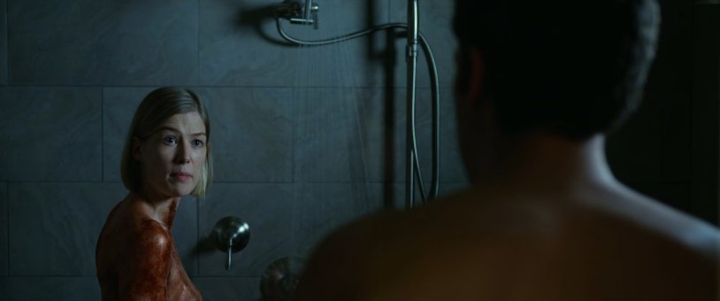 Rosamund Pike in the film disappeared