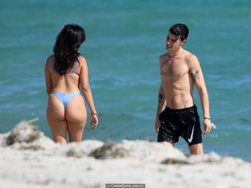 Camila Cabello on the bed