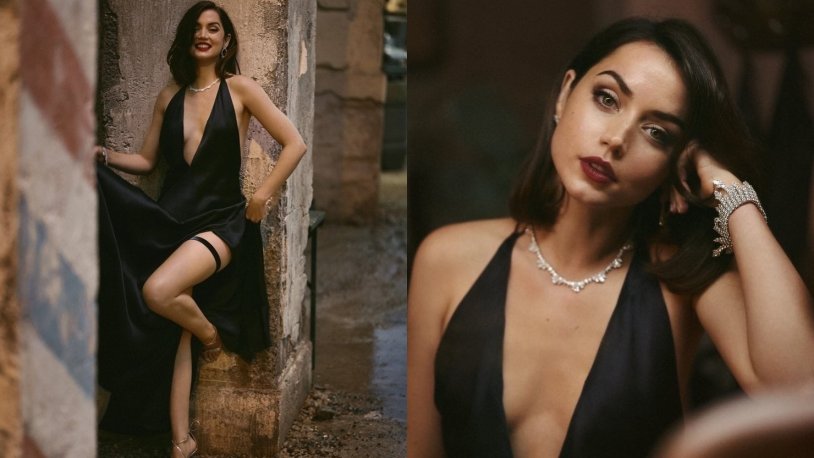 Ana de Armas on the beach