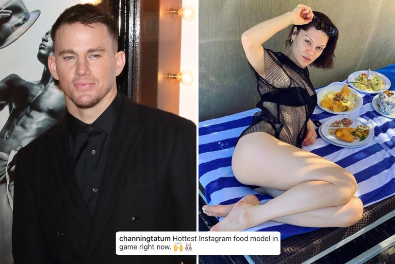 Jesse Jay in a swimsuit