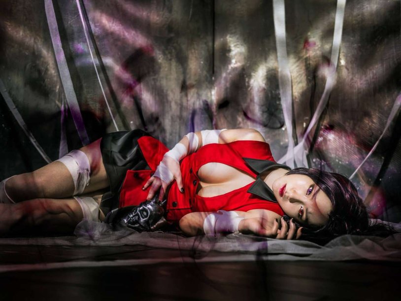 Chloe Kim in a swimsuit