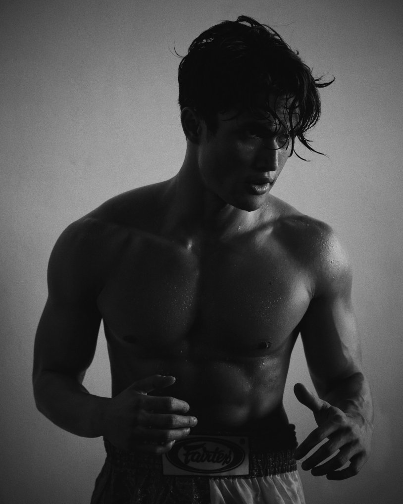 Charles Melton torso