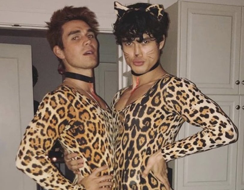 Charles Melton torso