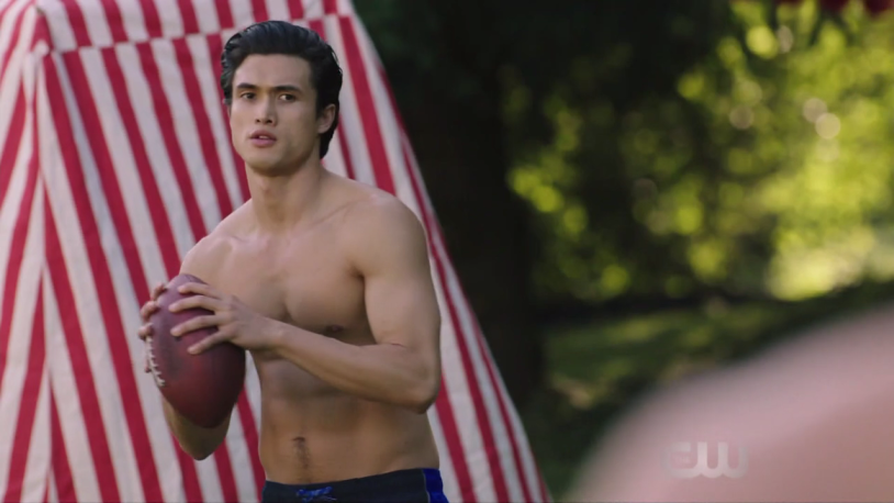 Charles Melton torso