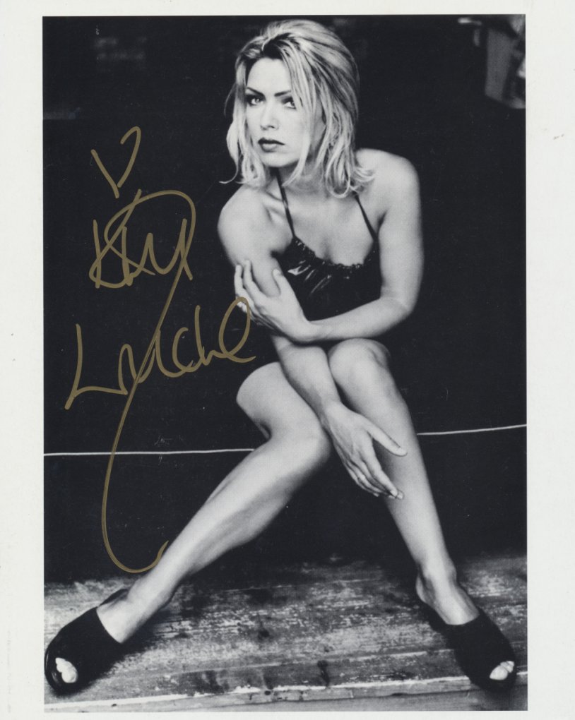 Kim Wilde with a cigarette