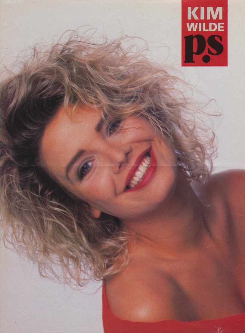 Kim Wilde photo in a swimmer poster