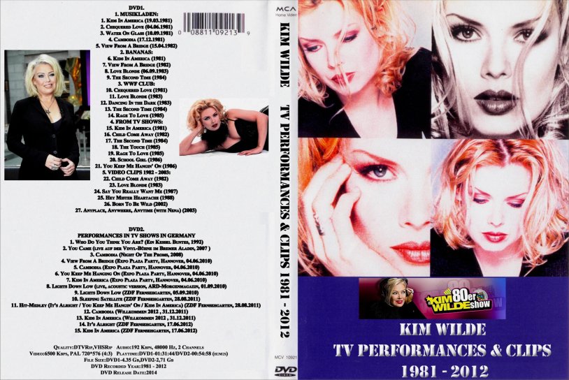 Singer Kim Wilde figure