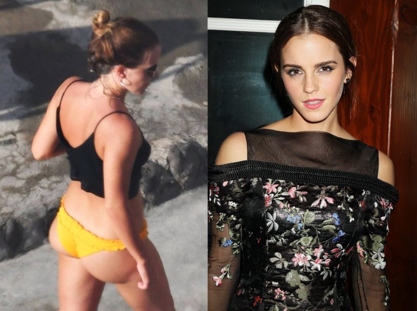 Emma Watson on the beach 2022