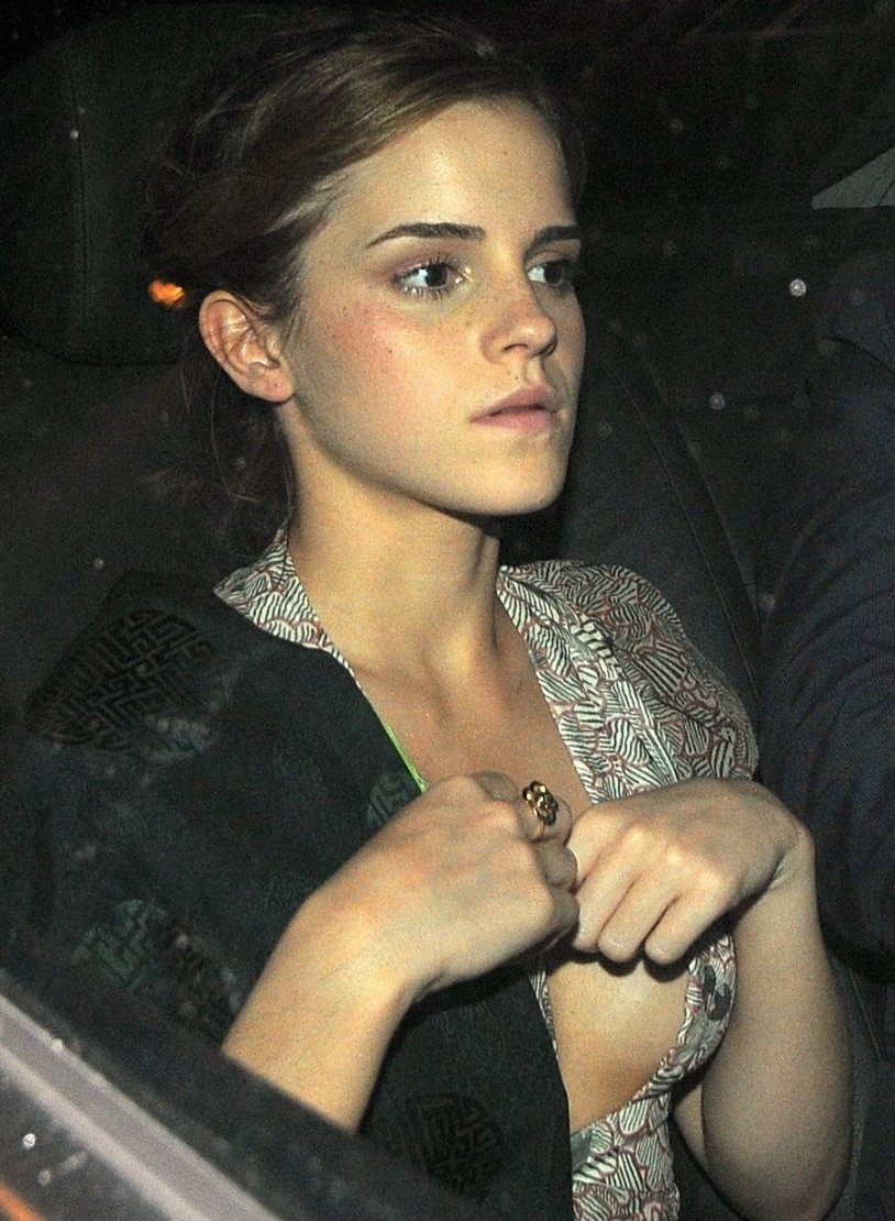 Emma Watson lit up