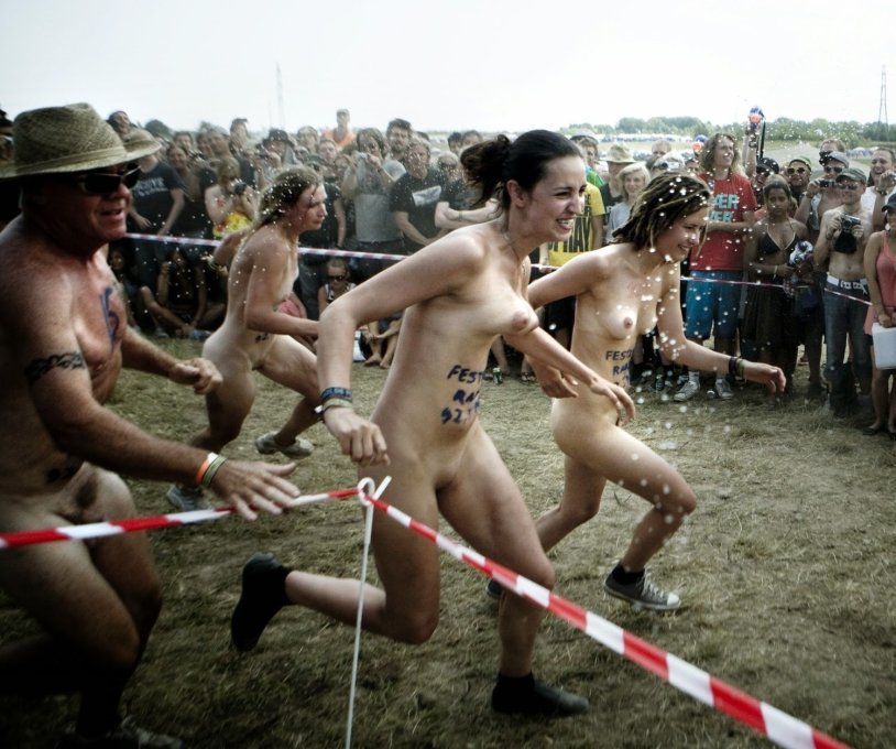 Festival Parade of Naked Women