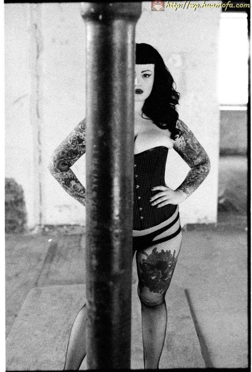 Tattooed girls banner