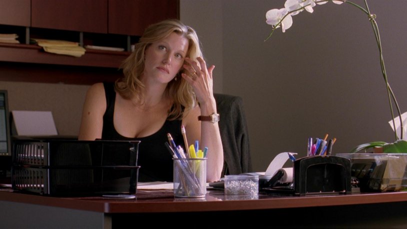 Skyler White bed scene