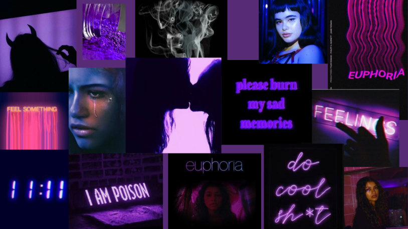 Aesthetics of euphoria collage