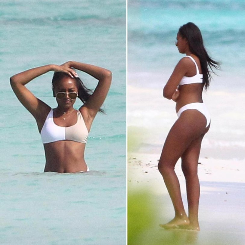 Sasha Obama catches up with Kim