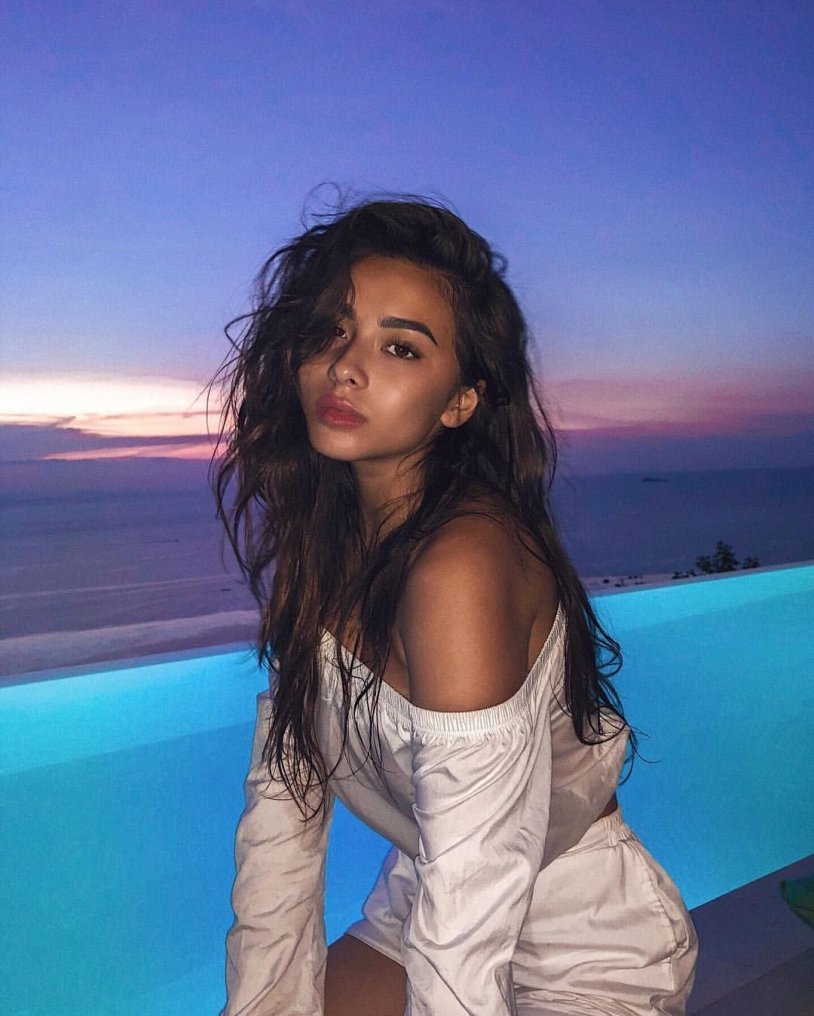 Diana Korkunova in underwear