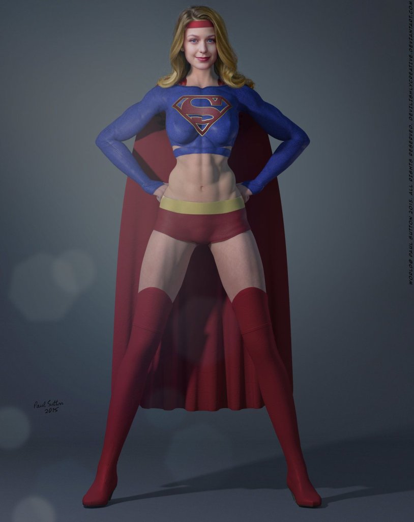 Melissa Benoist hot superherl