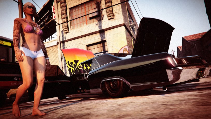 GTA 5 girls on the beach