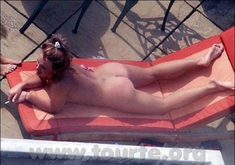 Britney Spears Naked on the beach