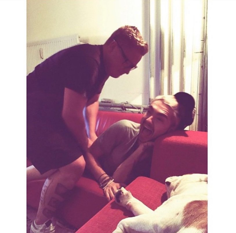 Bill Kaulitz and Gustav Shefer