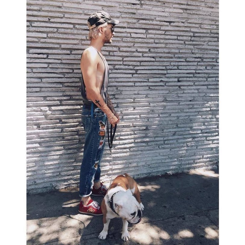 Bill Kaulitz with Lionians