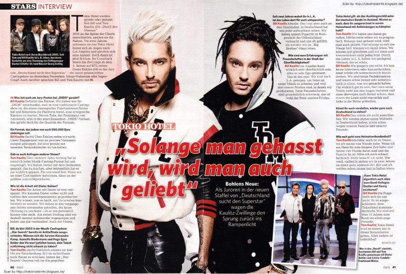 Bill Kaulitz Star Search 2003