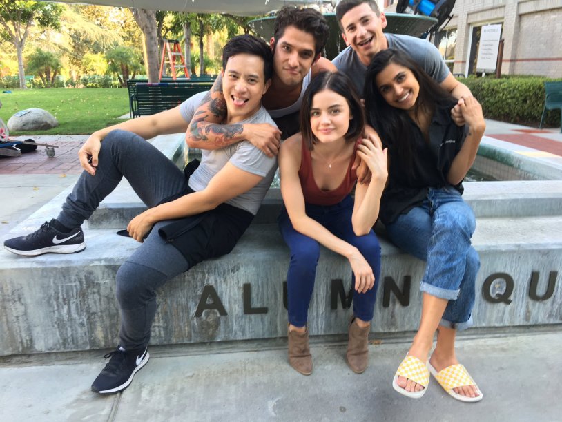 Lucy Hale and Tyler POSIT