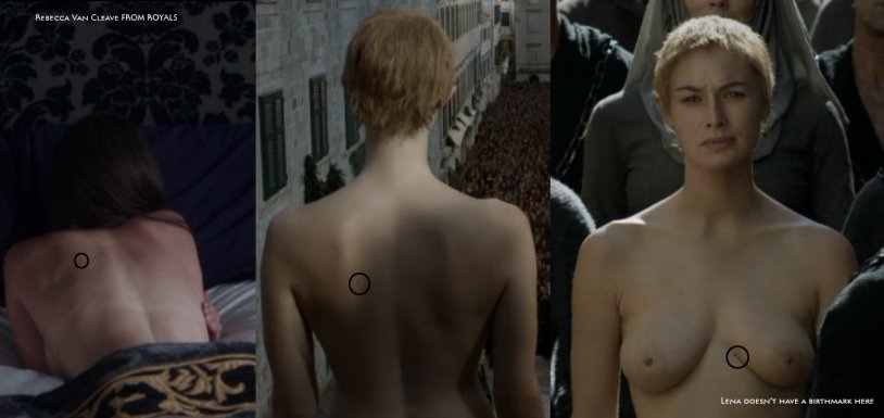 Cersei Lannister Rebecca van Clive Naked