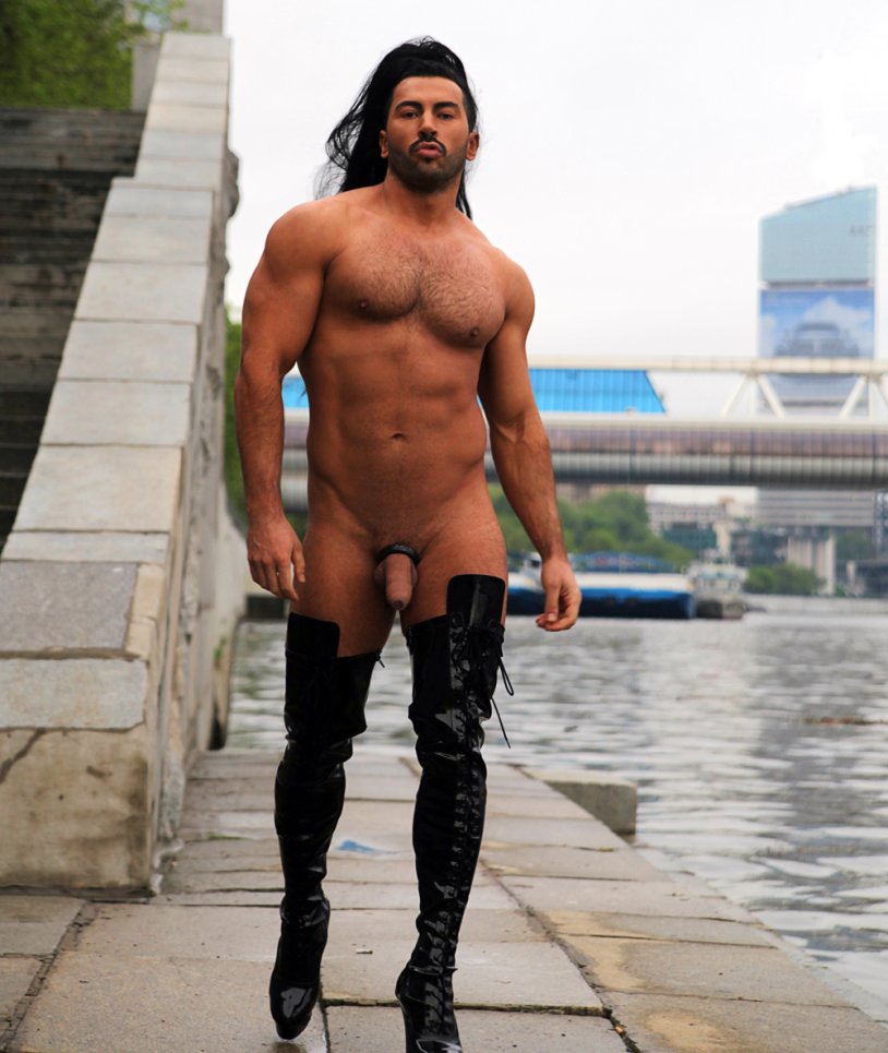 Naked Pavel loop dick