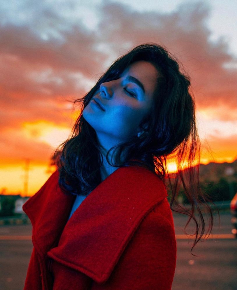 Adelina Rudolph of the photo shoot