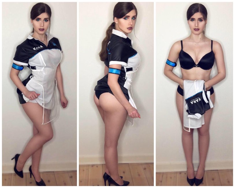 Lies in a puddle of tears