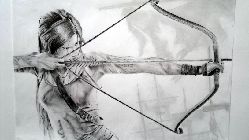 Tomb Ryder 2013 Lara in a swimsuit