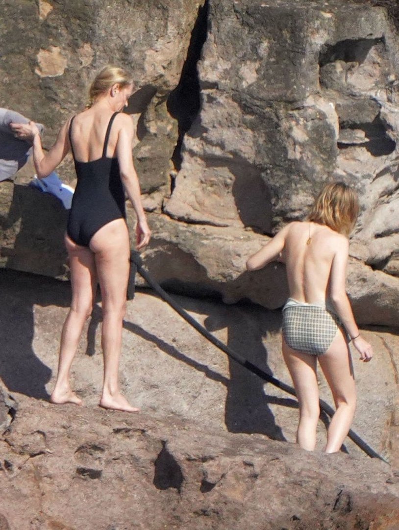 Maya Hawk in underwear