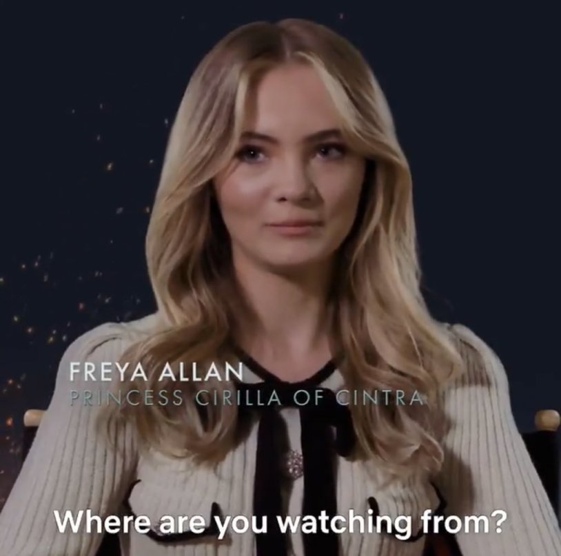 Freya Allan Witchercon