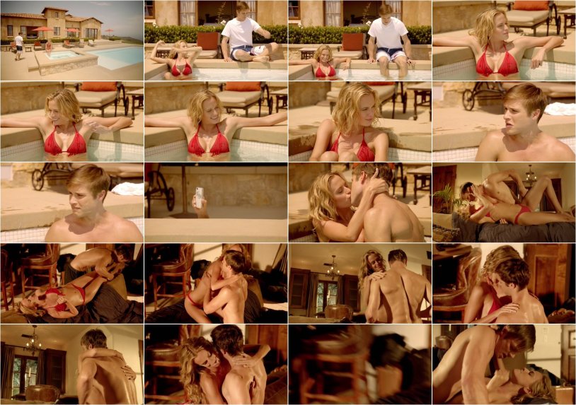 Jena Sims in the film attack 3 heads of shark naked