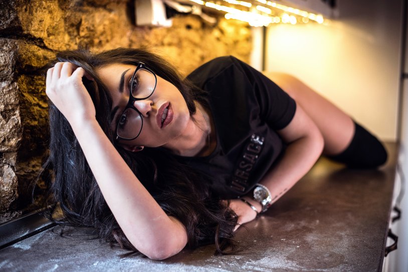 Nolvenn Leroy in a swimsuit