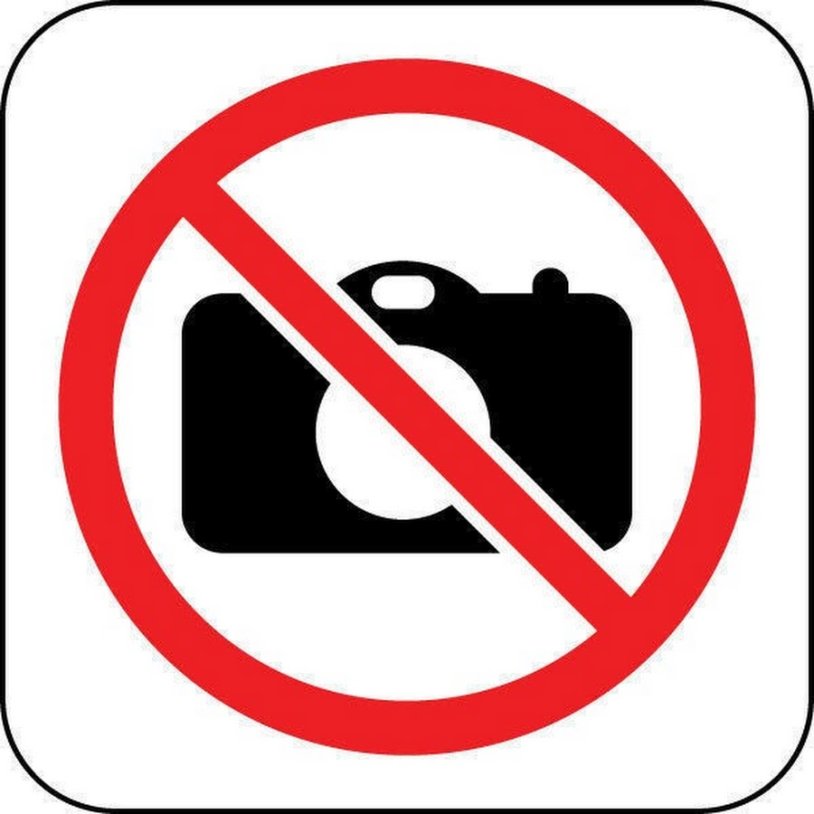 Photography is prohibited from sign