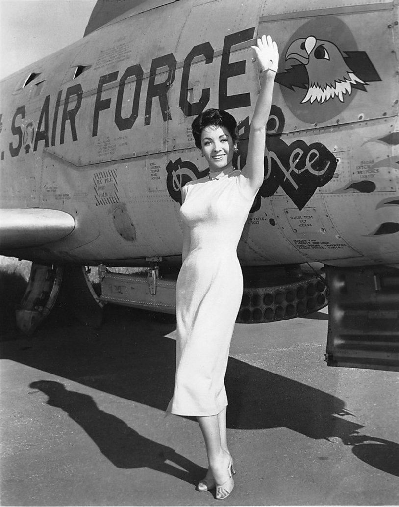 Barbara Brylsk in a swimsuit