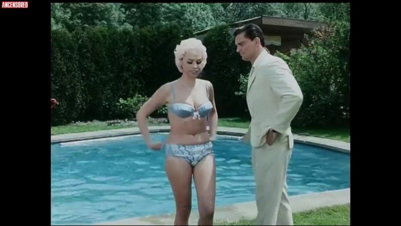 Barbara Valentine in a swimsuit