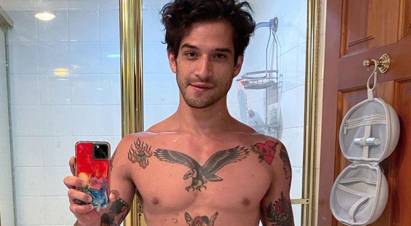 Tyler Uzi without T -shirt