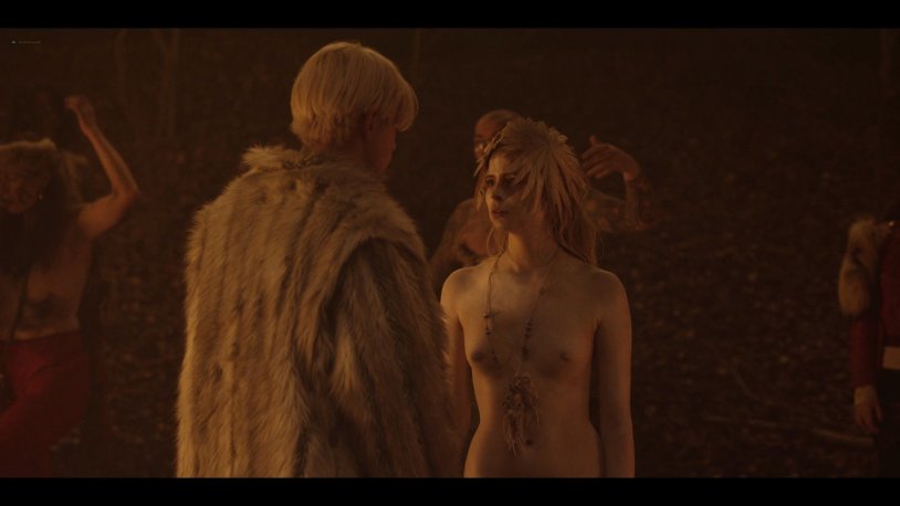 Naked Danika in the studio standing. Photo