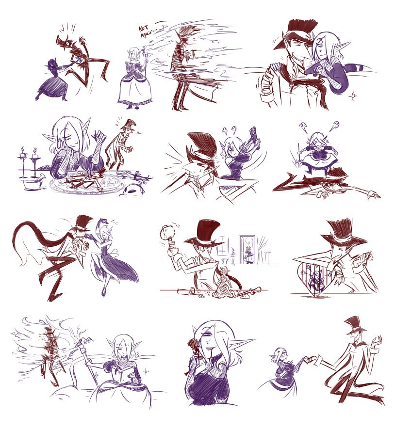 Daria Kohen drawings