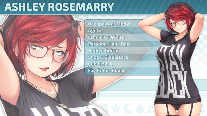 Ashley Rosemary Huniepop